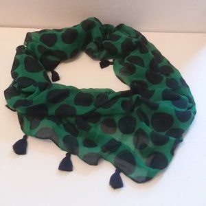 Green Circle Scarf